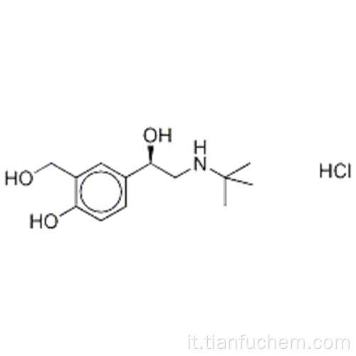 1,3-Benzenedimethanol, a1 - [[(1,1-dimetiletil) ammino] metil] -4-idrossi-, cloridrato (1: 1), (57188115, a1R) - CAS 50293-90-8